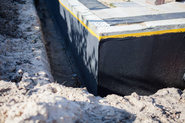 Residential Waterproofing installation at a Cleveland, NC home by SJ Waterproofing Pros