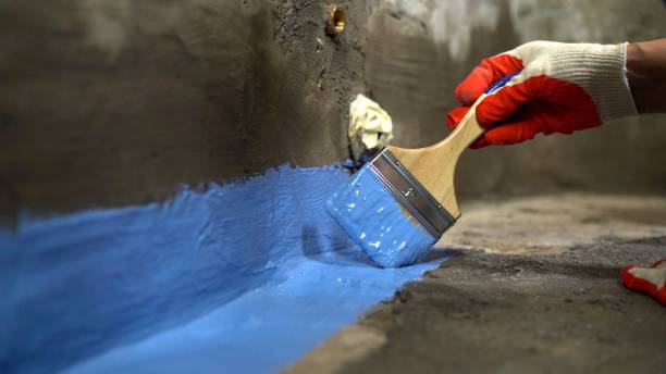 Commercial Waterproofing project at a Cleveland, NC business property by SJ Waterproofing Pros